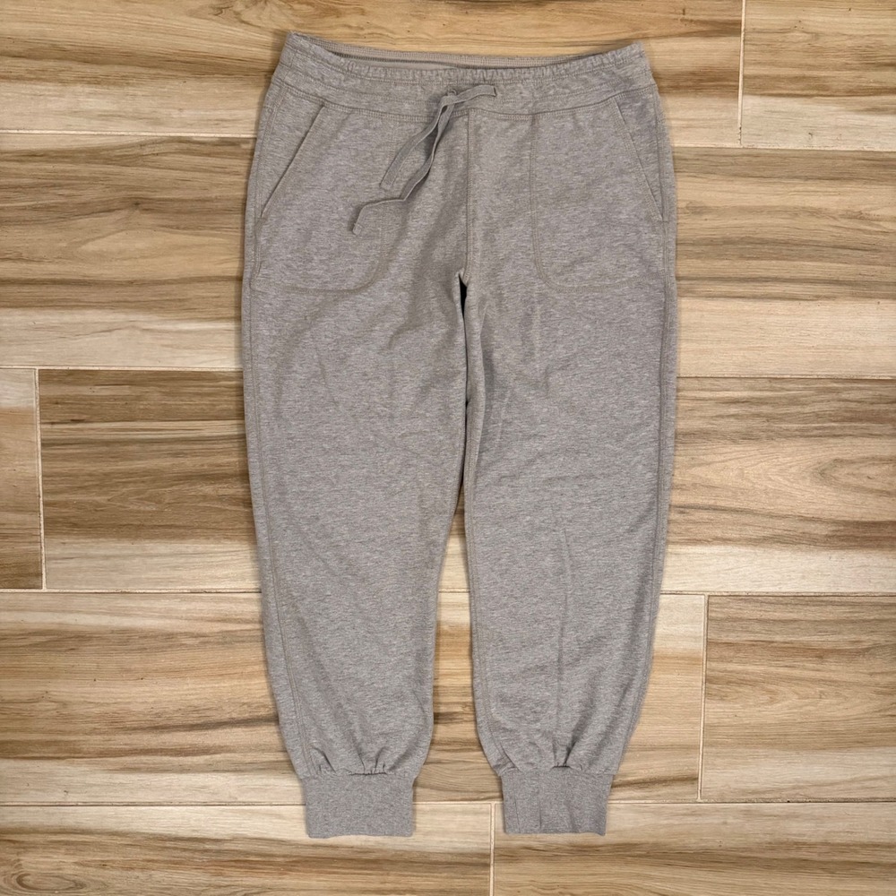 Patagonia Women Ahnya Joggers Gray Organic Cotton Sweatpants Small 21966